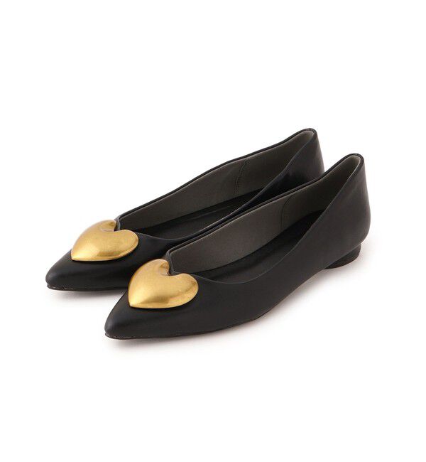 VIS「メタルハートパンプス」|バレエシューズ|