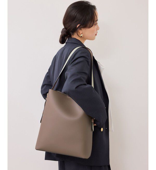 VIS「【新色追加】【A4収納】リバーシブルハンドルワンショルダーバッグ」|トートバッグ|