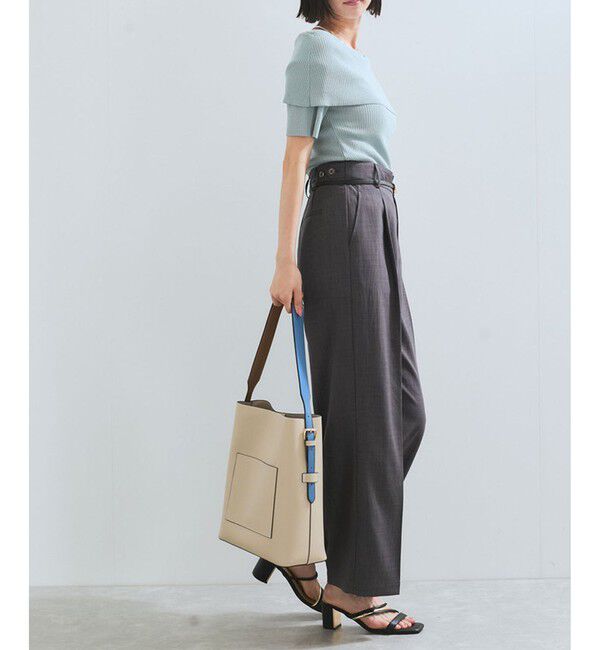 VIS「【新色追加】【A4収納】リバーシブルハンドルワンショルダーバッグ」|トートバッグ|