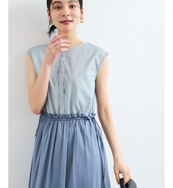 VIS「ウエストリボンドッキングワンピース」|ワンピース|