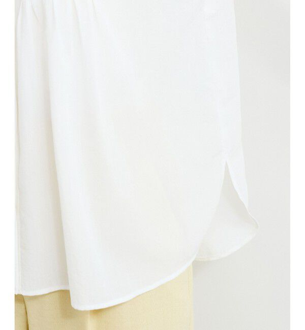 VIS「【接触冷感/洗える】気流染めスモッキングブラウス」|シャツ・ブラウス|