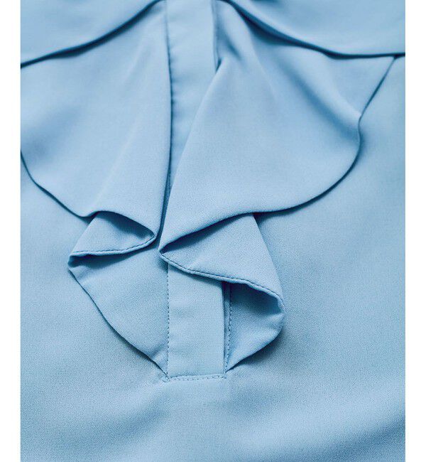 VIS「【WEB限定】【2WAY】リボンモチーフフリルブラウス」|シャツ・ブラウス|