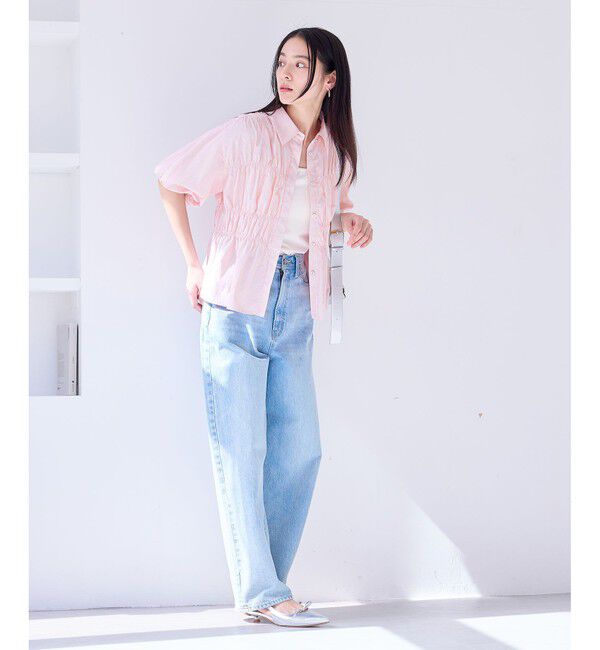 VIS「シャーリングバルーンシャツ」|シャツ・ブラウス|