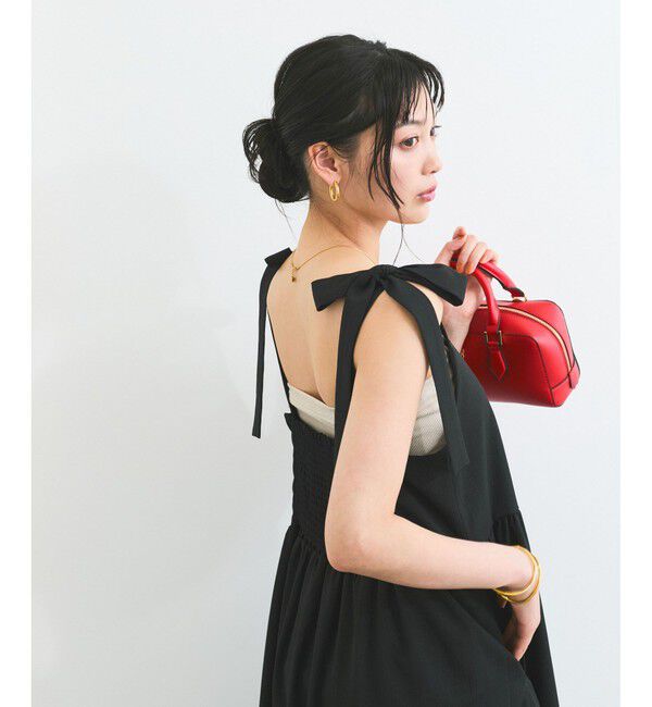 VIS「【WEB限定】ロングストラップサマードレス」|ワンピース|