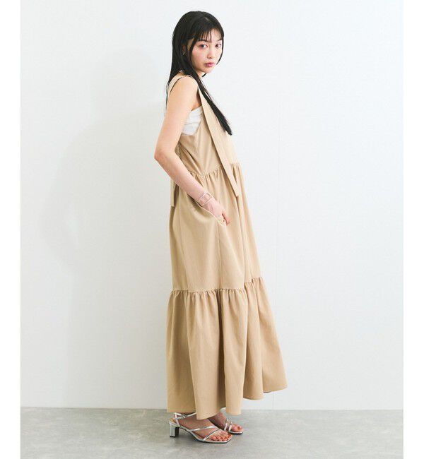 VIS「【WEB限定】ロングストラップサマードレス」|ワンピース|