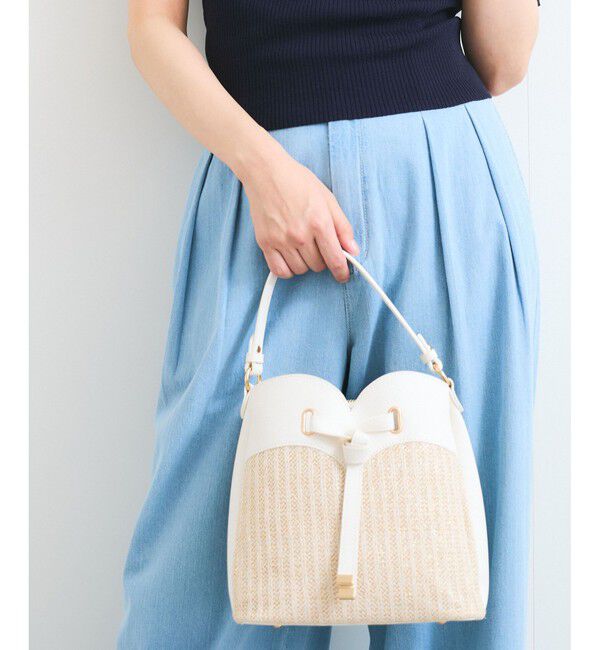 VIS「【2WAY】ハートカットカゴバッグ」|ショルダー・メッセンジャー|