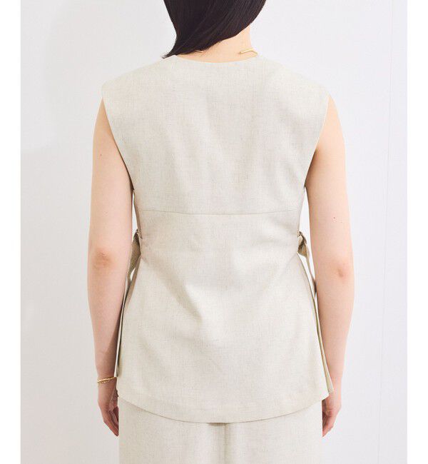 VIS「【セットアップ対応】サイドベルトフレアジレ」|ベスト・ジレ|