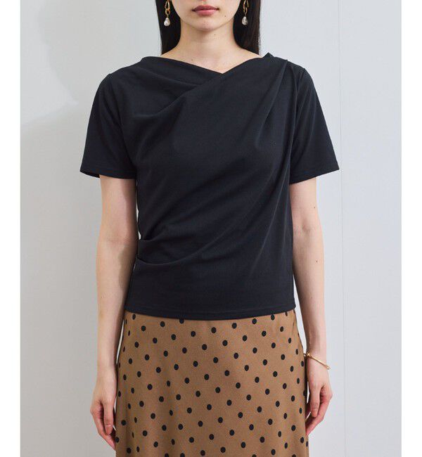 VIS「【夏トク価格】半袖ドレーププルオーバー」|Tシャツ・カットソー|