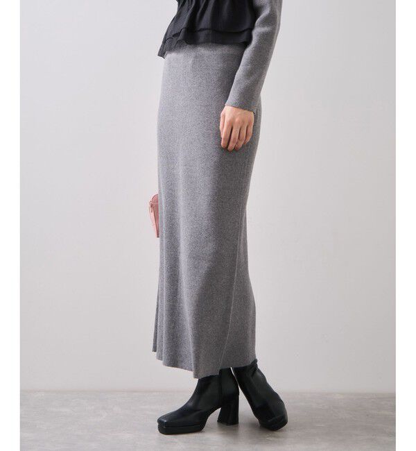 VIS「リブニットスカート/セットアップ対応」|スカート|