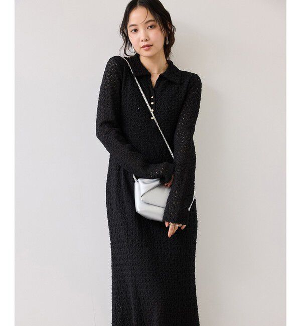 VIS「膨れジャガードカットソーワンピース」|ワンピース|