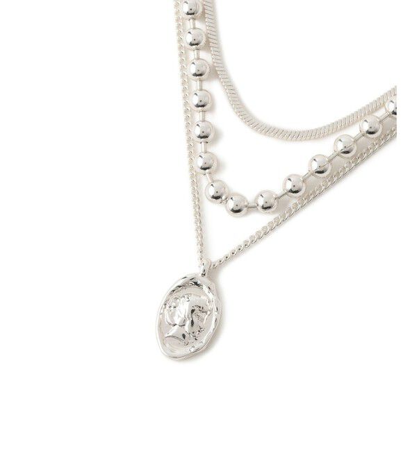 VIS「ダブルチェーンコインネックレス」|ネックレス|