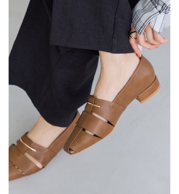 VIS「グルカフラットシューズ」|パンプス|