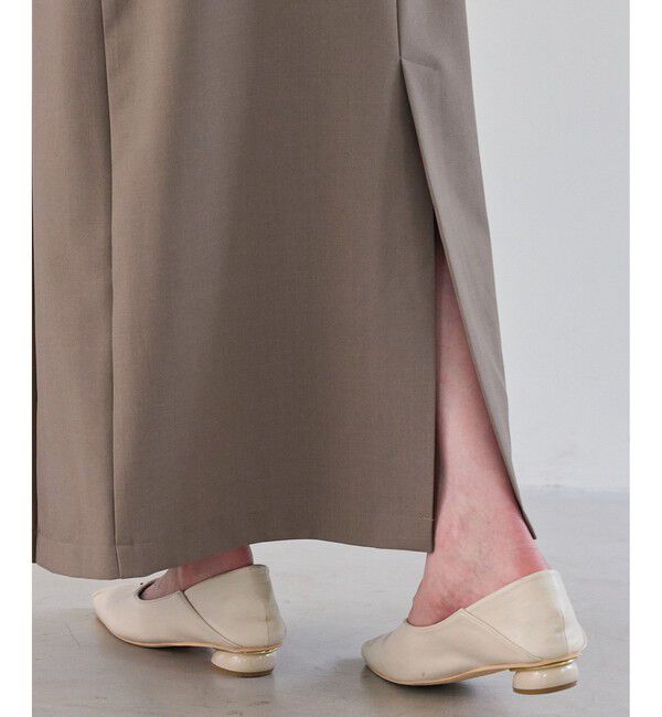 VIS「アシンメトリープリーツスカート」|スカート|