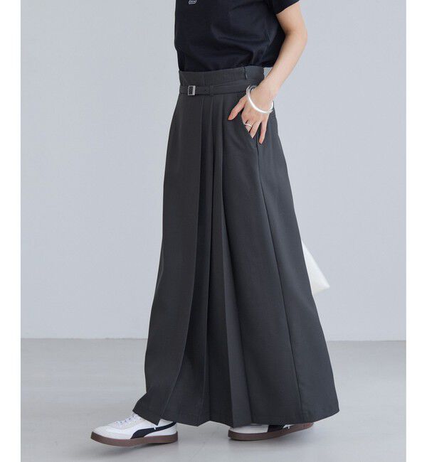 VIS「アシンメトリープリーツスカート」|スカート|