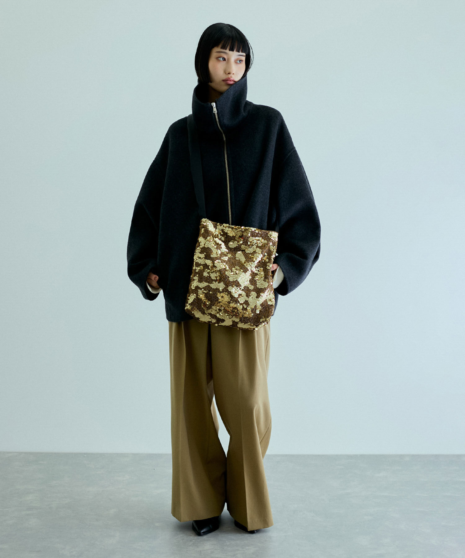 ADAM ET ROPE'「【サステナブル】スパンコールショルダーバッグ」|ショルダー・メッセンジャー|