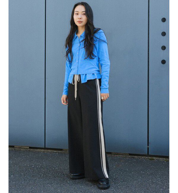 ADAM ET ROPE'「ベアキャミコンビカットソーカーディガン」|カーディガン|