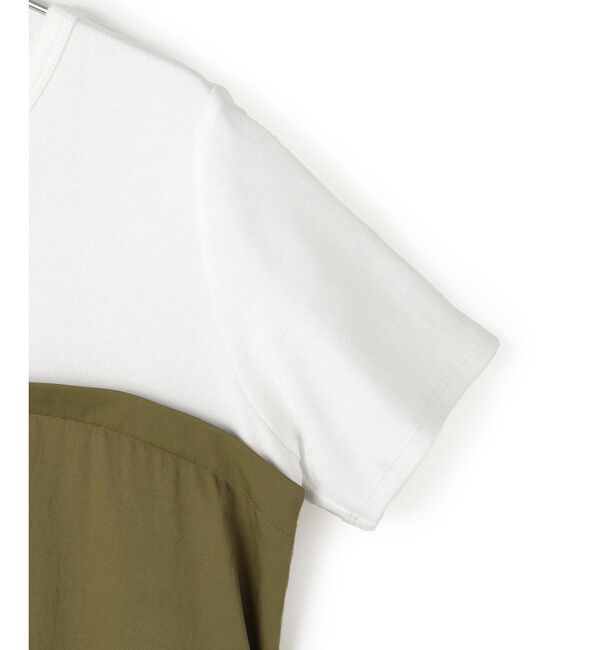 ADAM ET ROPE'「【サステナブル】撥水コンビワンピース」|ワンピース|