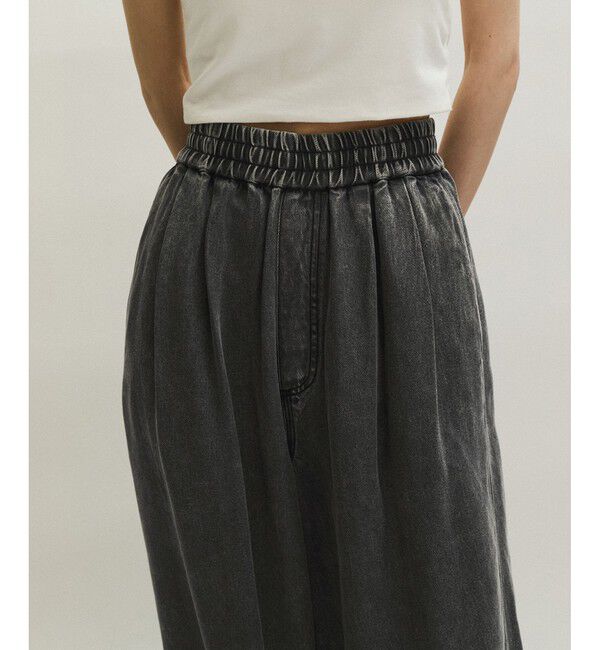 ADAM ET ROPE'「ライトデニムイージーパンツ」|デニム|