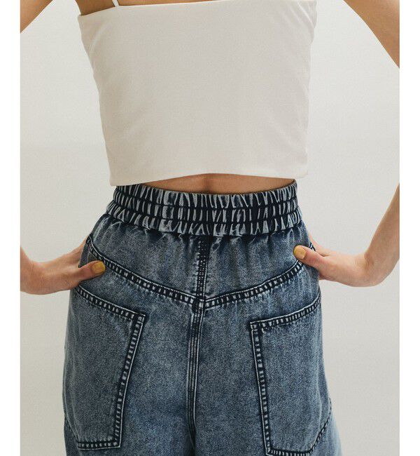 ADAM ET ROPE'「ライトデニムイージーパンツ」|デニム|