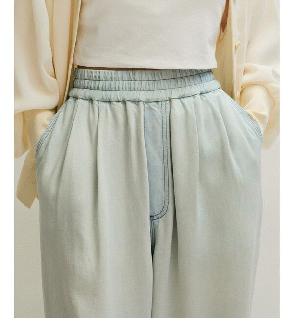 ADAM ET ROPE'「ライトデニムイージーパンツ」|デニム|