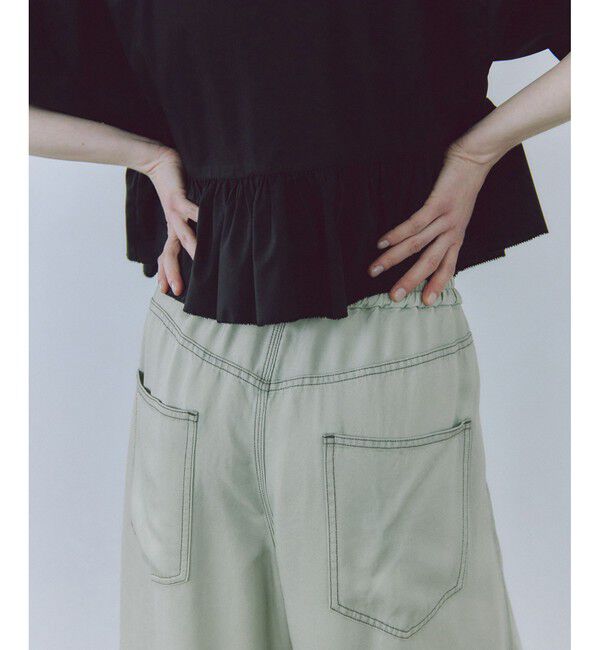 ADAM ET ROPE'「ライトデニムイージーパンツ」|デニム|