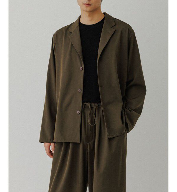 ADAM ET ROPE'「4WAY ストレッチ ツイル イージー ジャケット / セットアップ対応」|テーラードジャケット|