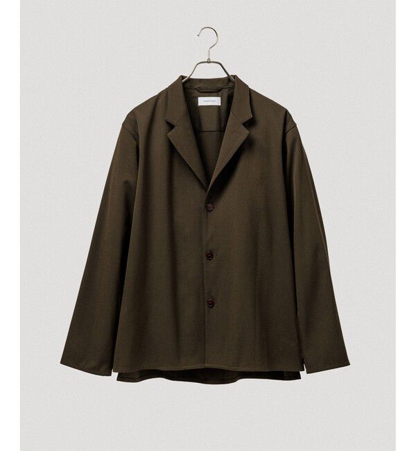 ADAM ET ROPE'「4WAY ストレッチ ツイル イージー ジャケット / セットアップ対応」|テーラードジャケット|カーキー(36)