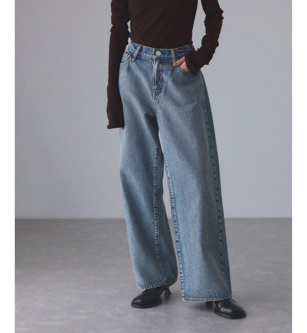 ADAM ET ROPE'「【NEEDBY for ADAM ET ROPE'】別注HANA」|デニム|ブルー(44)