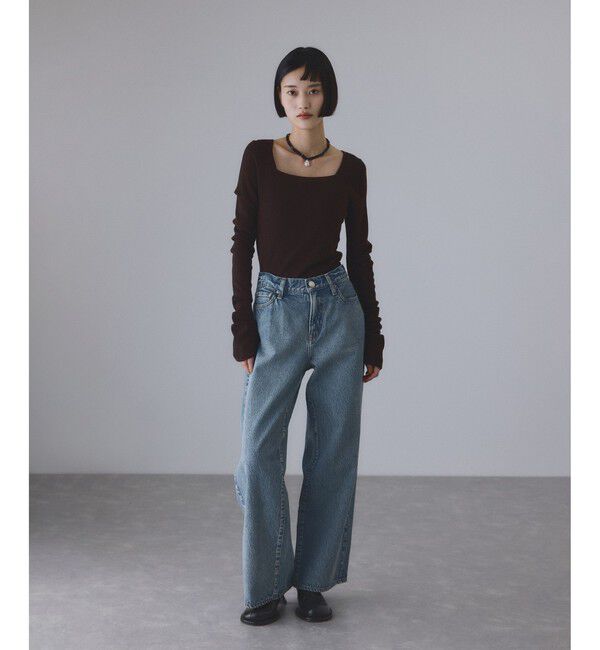 ADAM ET ROPE'「【NEEDBY for ADAM ET ROPE'】別注HANA」|デニム|