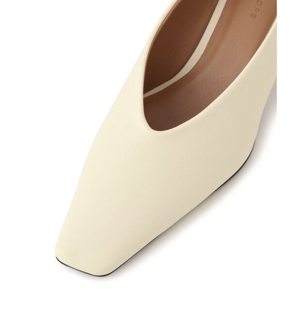 ADAM ET ROPE'「変形ヒール甲深パンプス」|パンプス|