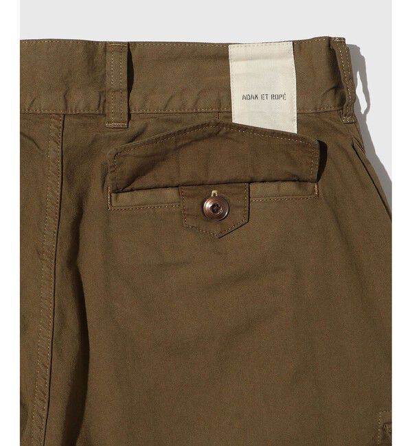 ADAM ET ROPE'「ヴィンテージライク M47 ワイドカーゴパンツ」|カーゴ|