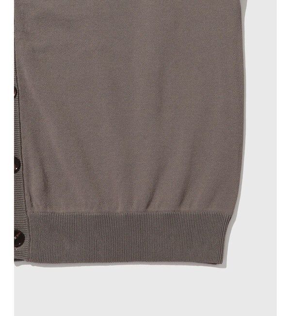 ADAM ET ROPE'「強撚プレーティング ニット カーディガン」|カーディガン|