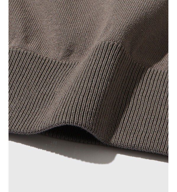 ADAM ET ROPE'「強撚プレーティング ニット カーディガン」|カーディガン|