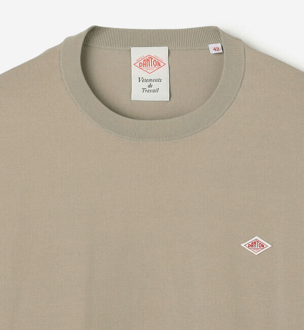 DANTON「DANTON | ジャージーニット クルーネックプルオーバー MEN」|ニット・セーター|