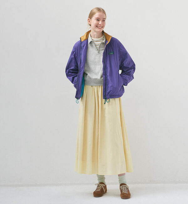 DANTON「DANTON | ギャザー イージースカート WOMEN」|スカート|YELLOW