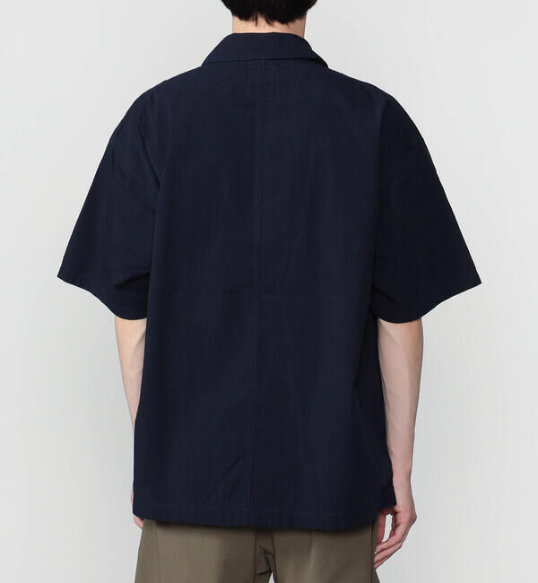 DANTON「DANTON | コットンブロード 半袖カバーオールシャツ MEN」|シャツ・ブラウス|