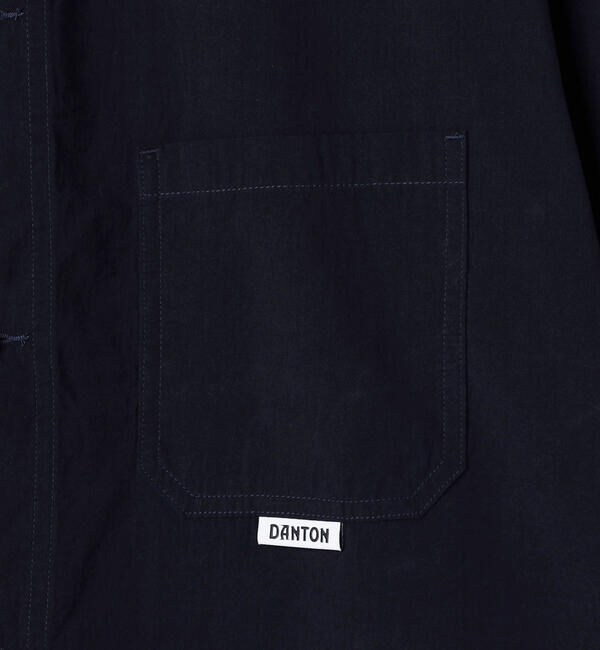 DANTON「DANTON | コットンブロード 半袖カバーオールシャツ MEN」|シャツ・ブラウス|