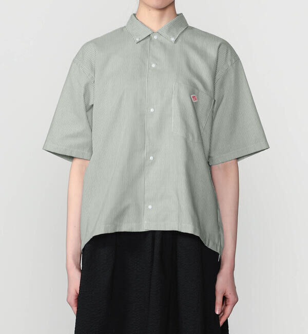 DANTON「DANTON | ポリオックスフォード 半袖ボタンダウンシャツ WOMEN」|シャツ・ブラウス|