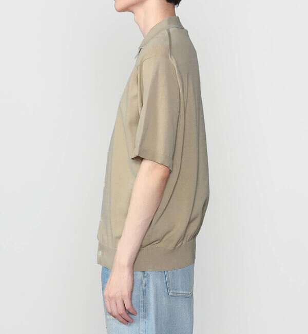  「RYE TENDER | 半袖 ニットシャツ MEN」|ポロシャツ|