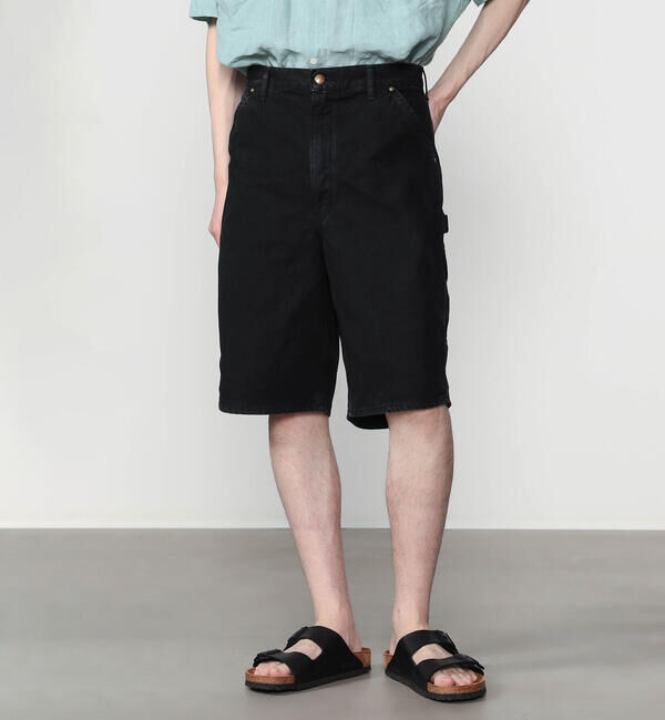  「orSlow | 〈別注〉 DAD'S FIT OXFORD PAINTER SHORTS BLACK MEN」|その他|