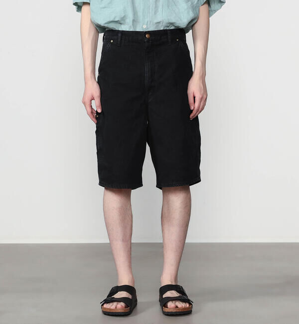  「orSlow | 〈別注〉 DAD'S FIT OXFORD PAINTER SHORTS BLACK MEN」|その他|