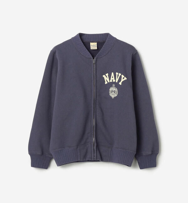  「BUZZ RICKSON'S | 〈別注〉 ジップスウェット WOMEN」|スウェット・ジャージ|NAVY