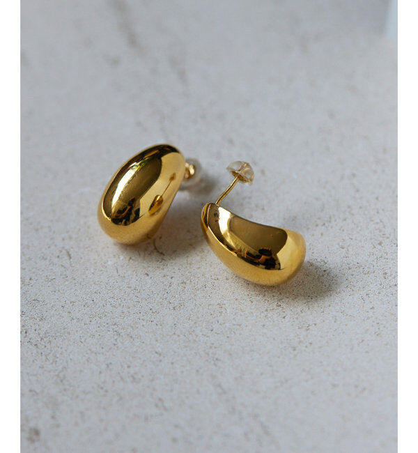 Hoaw.「【Hoaw.】ドロップピアス」|リング|ゴールド系