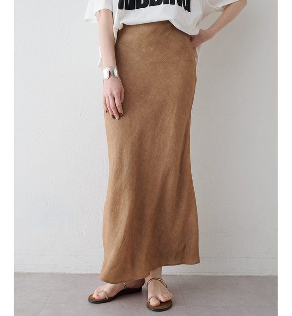  「ツイル顔料染めスカート」|スカート|