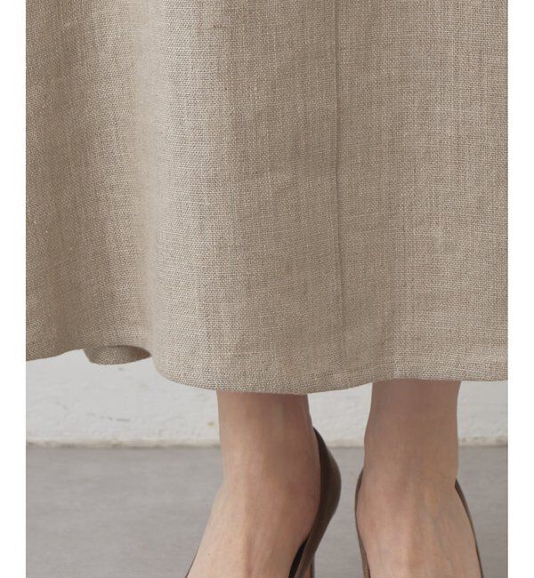 Drawing Numbers「【Drawing Numbers】ヘビーリネンフレアスカート」|スカート|