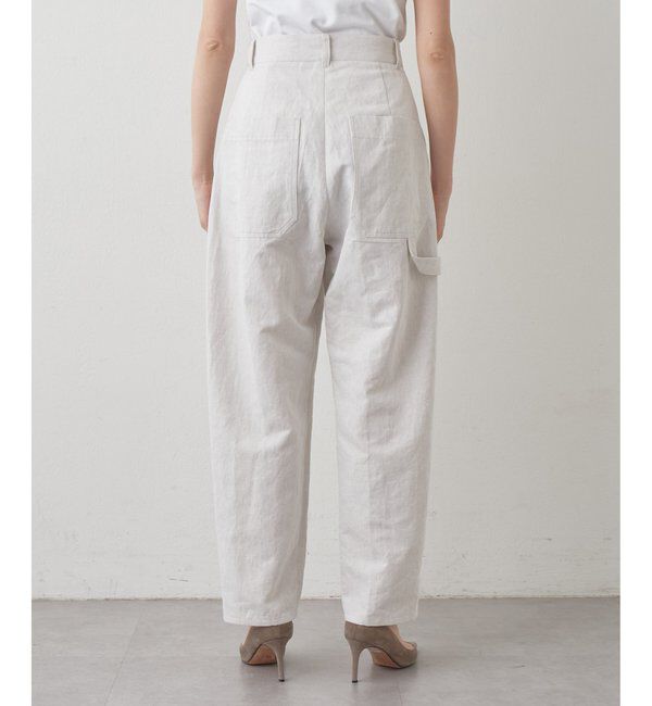 Drawing Numbers「【Drawing Numbers】コットンリネンデニムカーゴパンツ」|チノ|
