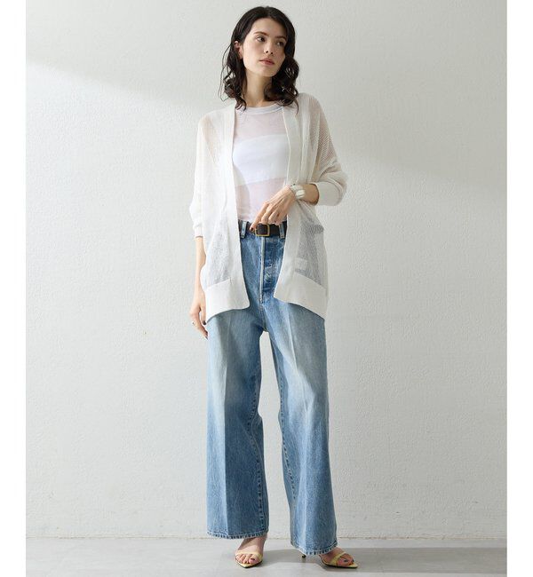  「メッシュニットカーディガン」|ニット・セーター|