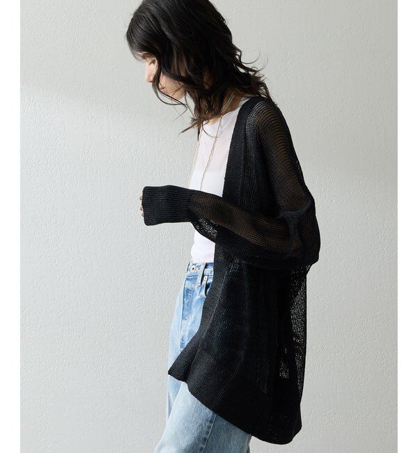  「メッシュニットカーディガン」|ニット・セーター|