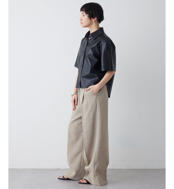  「レザーシャツ」|シャツ・ブラウス|