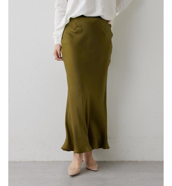 Drawing Numbers「【Drawing Numbers】キュプラバイアスマーメイドスカート」|スカート|